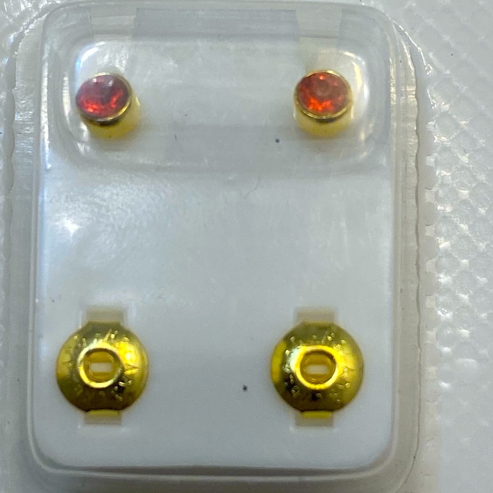 Studex Sterilized Piercing Earrings Ear Stud Gold